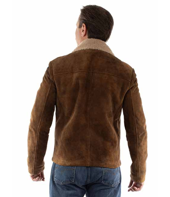Scully Mens Sherpa Lined Leather Jacket