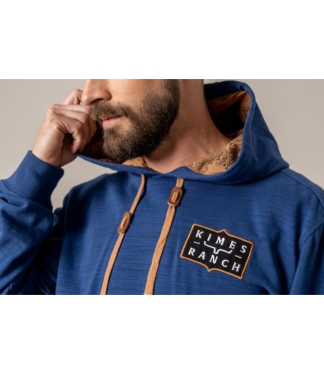 Kimes Ranch Mens Bowen Hoodie - Navy