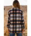 Fashion Works Fall Geometric Plaid Pocketed Shacket