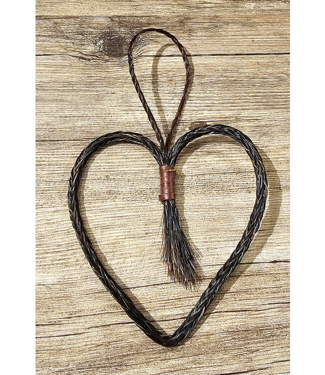 Beyond the Barn Horse Hair Heart Hand Made BTB