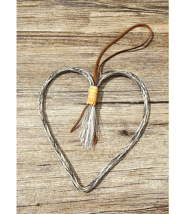 Beyond the Barn Horse Hair Heart Hand Made BTB