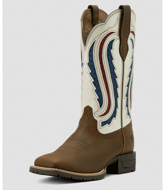 Ariat Women's Hybrid Ranchwork VentTEK 360 Western Boot - Dist. Brown