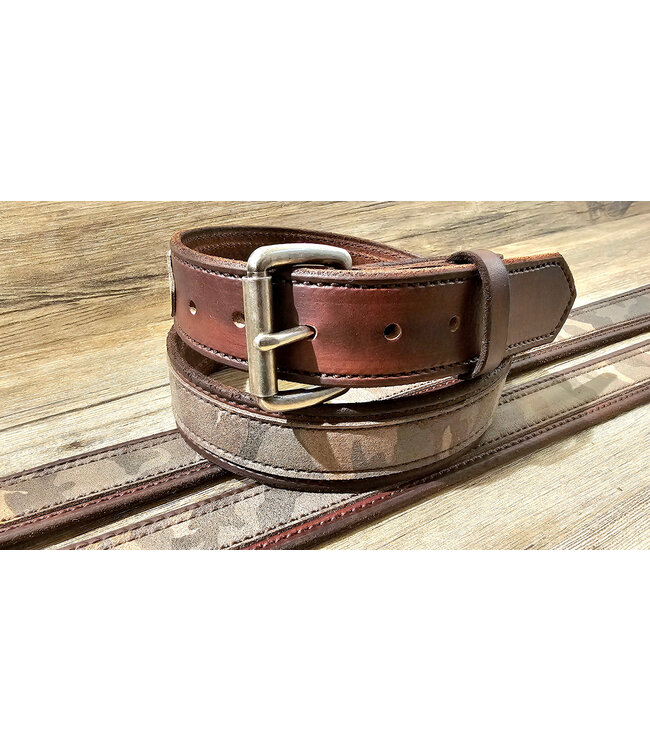 Beyond the Barn Awesome Leather Camo Belt of Awesomeness BTB