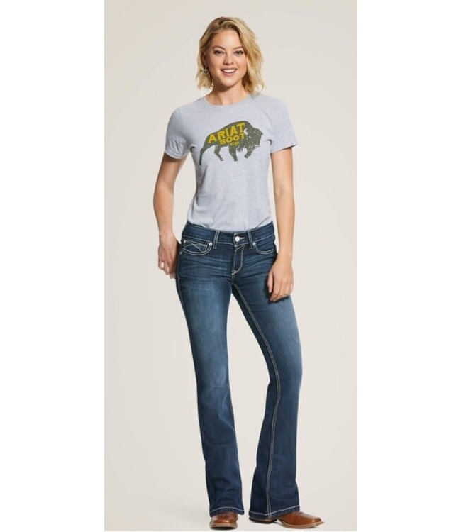 Ariat R.E.A.L. Mid Rise Stretch Arrow Fit Jean Shayla