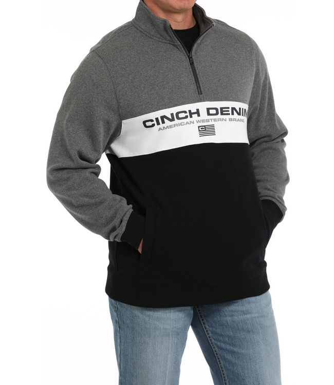 Cinch Men's Cinch Denim 1/4 Zip Pullover - Multi