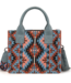 Wrangler Wrangler Southwestern Pattern Dual Sided Print Mini Tote/Crossbody