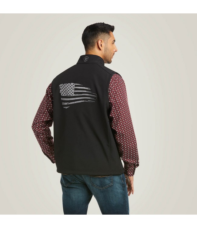 Ariat Mens Logo 2.0 Patriot Softshell Vest