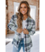 Liam & Company Lilliana Flannel Button Up - Green