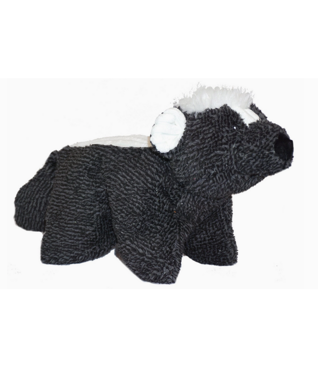 HuggleHounds Skunk Plush Dog Toy
