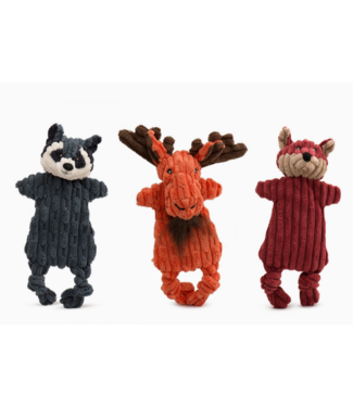 HuggleHounds Small Plush Woodland Dog Toy