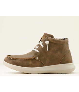 Ariat Women's Hilo High Top Shoe- Brown Bomber