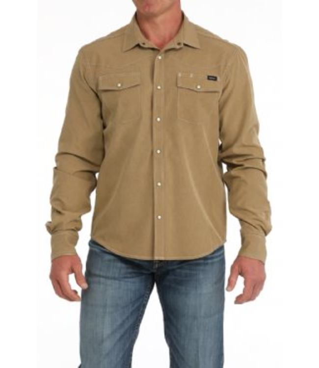 Cinch Mens Arenaflex Camp Shirt