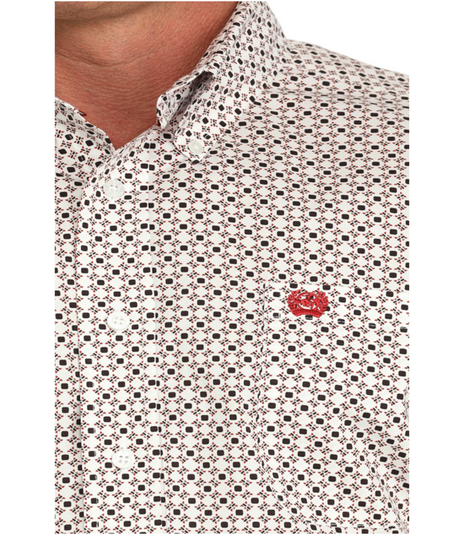 Cinch Mens Cinch Geometric Print Western Shirt