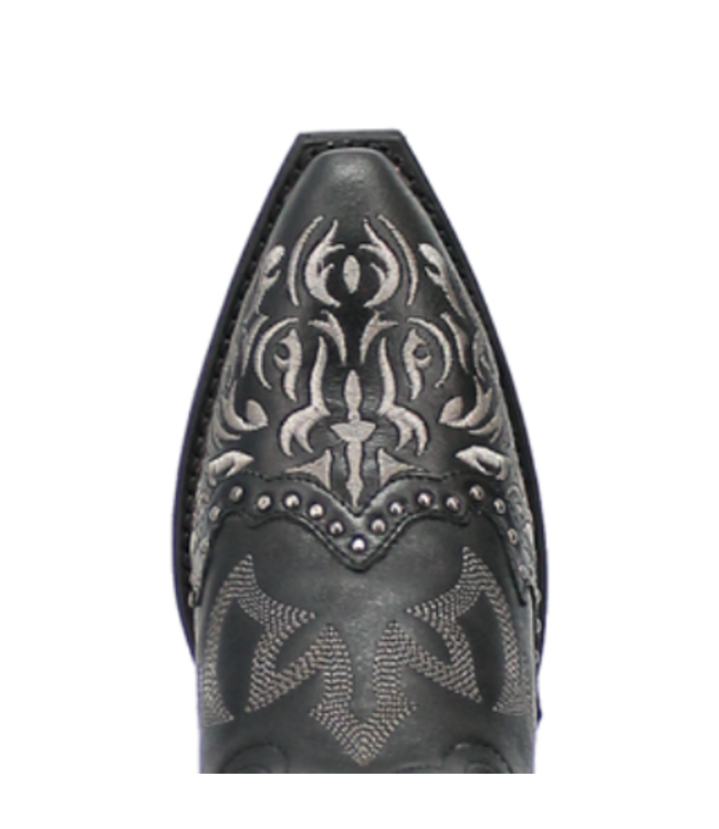 Laredo Regan Leather Cowboy Boot - Black
