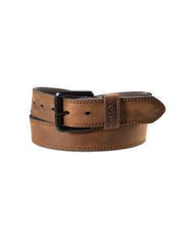Ariat Ariat Mens Work Belt Elastic Inset- Brown