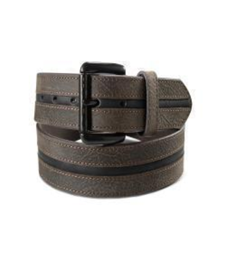 Ariat Ariat Mens Work Belt Center Inlay- Dk Brown