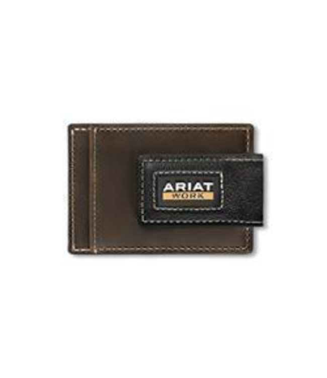 Ariat Ariat Work Wallet Card Case- Brown
