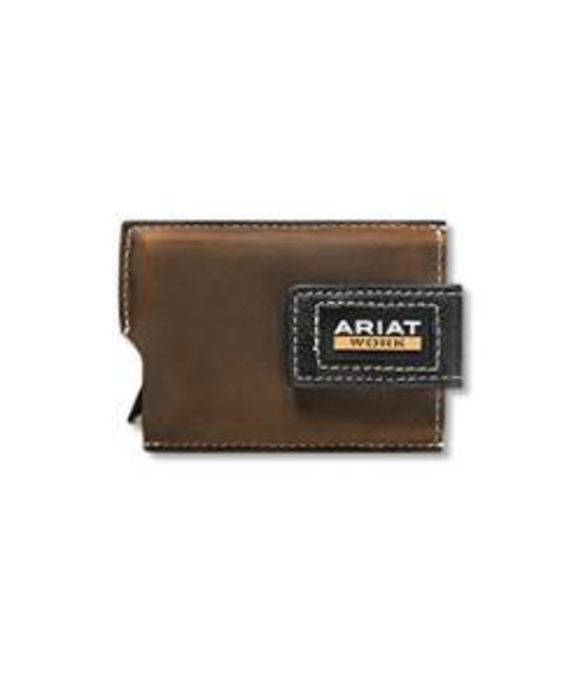 Ariat Ariat Work Wallet Utility Magnetic Clip- Brown