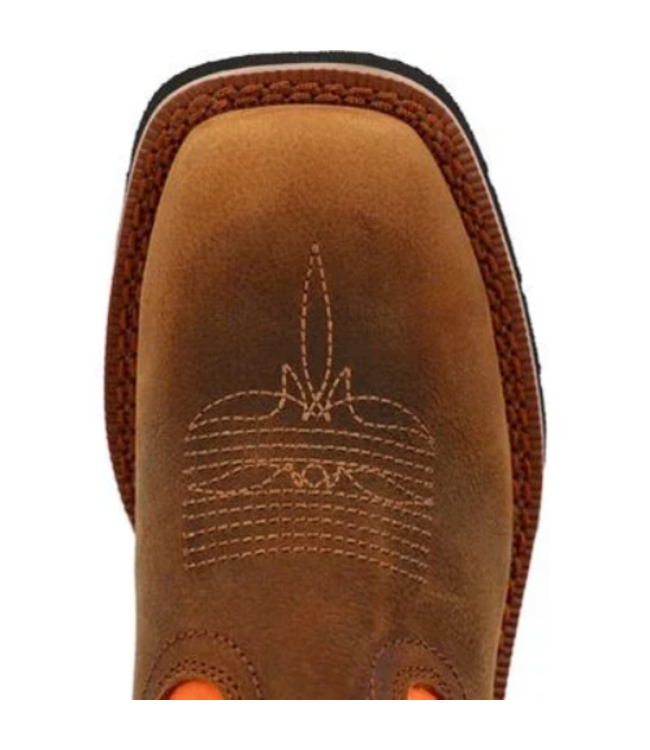 Rocky Kids Youth 8" Western Brown and Orange