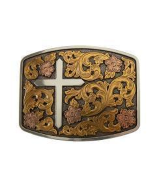 Nocona Nocona Floral Cross Buckle