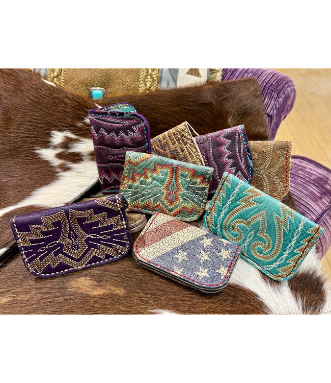 Beyond the Barn Leather Boot Card Wallet BTB