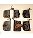 Beyond the Barn Leather Boot Card Wallet W/ Keyring Assort. BTB
