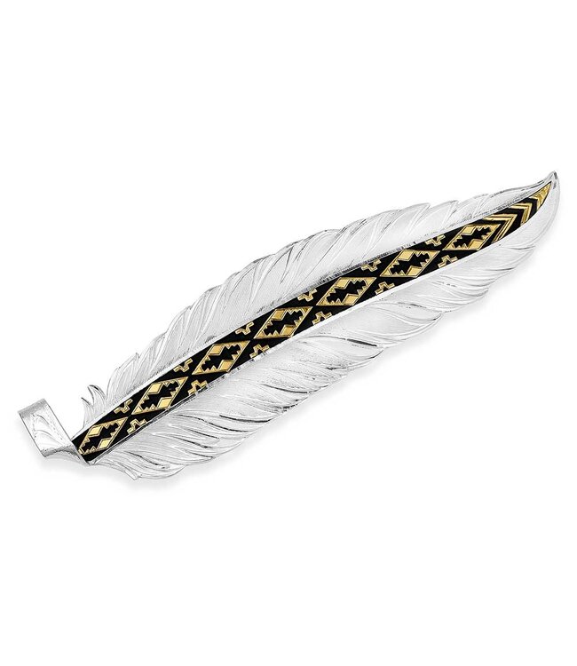 Montana Silversmith Trust and Honor Hat Feather