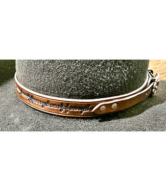 Beyond the Barn Hand Made Brown Barbed Wire Ranger Hatband BTB