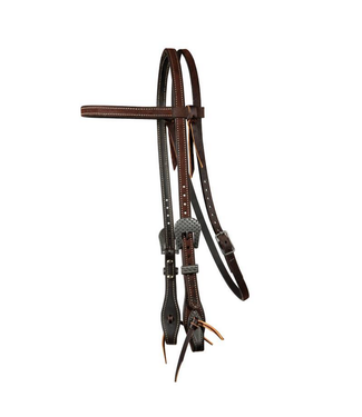 Professional's Choice Chocolate Roughout Browband Headstall