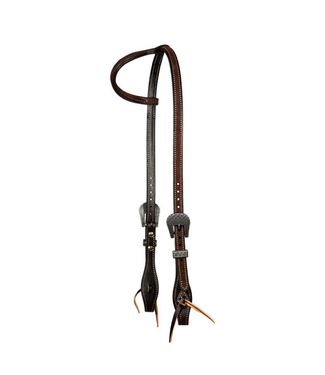 Professional's Choice Chocolate Roughout One Ear Headstall