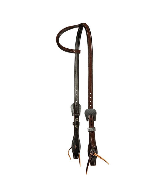 Professional's Choice Chocolate Roughout One Ear Headstall