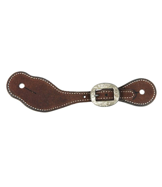 Professional's Choice Chocolate Roughout Spur Straps