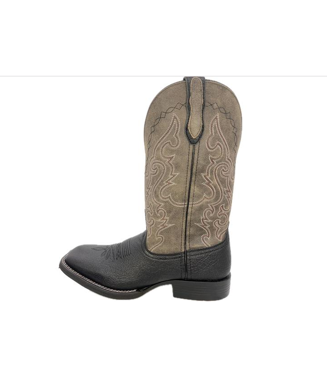 Smoky Mountain Men's Houston Western Boot -Black/Grey