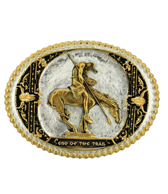 Montana Silversmith Attitude End of the Trail Two Tone Buckle