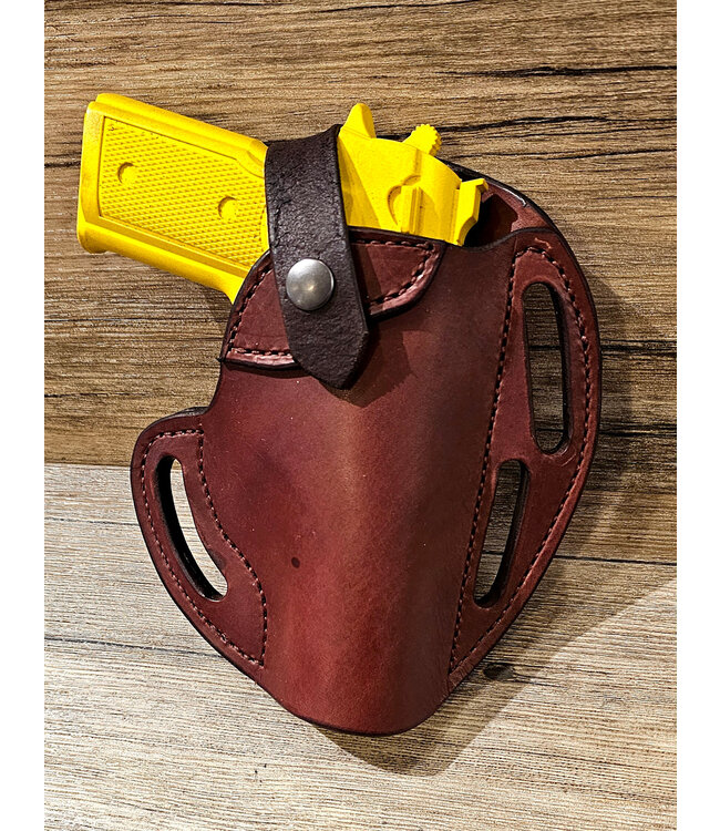 Beyond the Barn Leather Pancake Holster 1911 Belt BTB