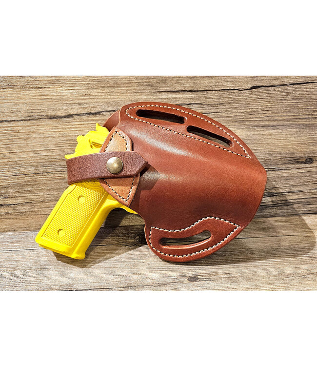 Beyond the Barn Leather Pancake Holster 1911 Belt BTB