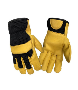 Hand Armor Gloves Premium Deerskin/Mesh Back Driving Glove