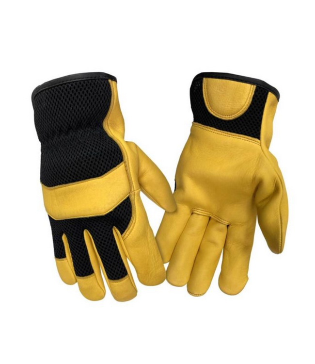 Hand Armor Gloves Premium Deerskin/Mesh Back Driving Glove