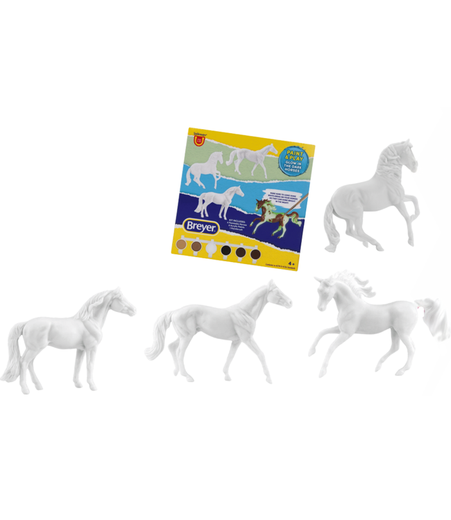 Breyer Glow in the Dark Stablemate Paint & Play Set