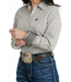 Cinch Wht/Brgndy/Pnk Stripe TENCEL Button Down