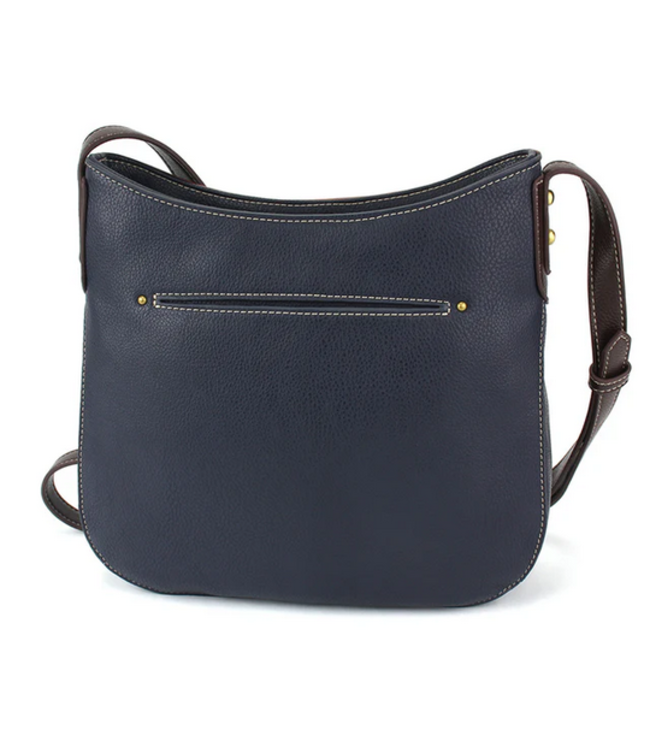 Chala Handbags Crescent Crossbody - Horse Family