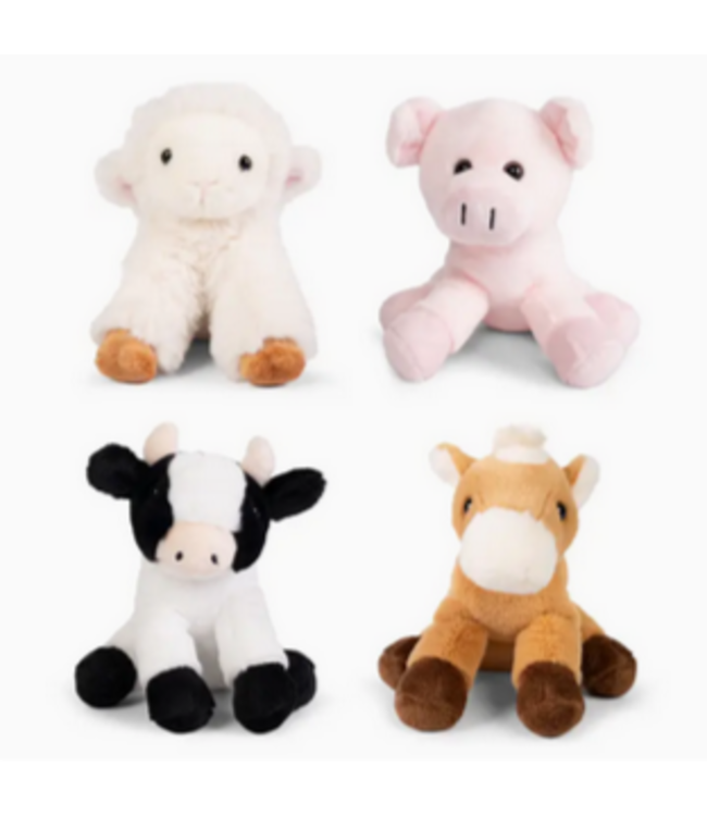 Keycraft Global Little Living Nature Farm Animals Stuffed Assorted