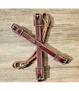 Beyond the Barn Leather Curb Strap SS Buckle Adjustable BTB