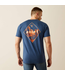 Ariat Mens Ariat Diamond Valley T-Shirt - Blue