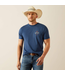 Ariat Mens Ariat Diamond Valley T-Shirt - Blue