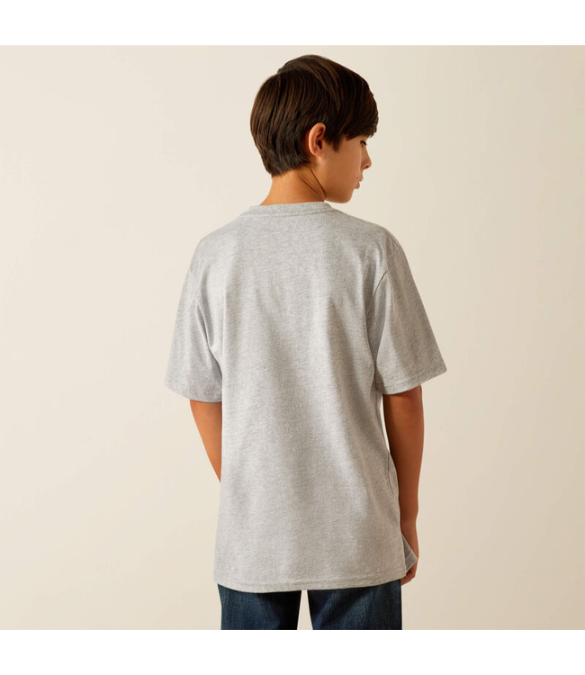 Ariat Kids Ariat Long Live Freedom T-Shirt- Grey