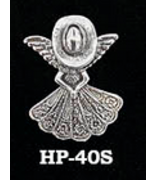 Austin Accent Western Angel Hat Pin Silver