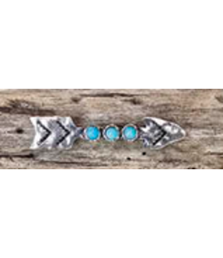 Austin Accent Hat Pin Arrow with Turquoise