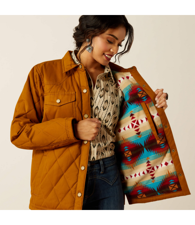 Ariat Womens Grizzly Quilted Barn Jacket