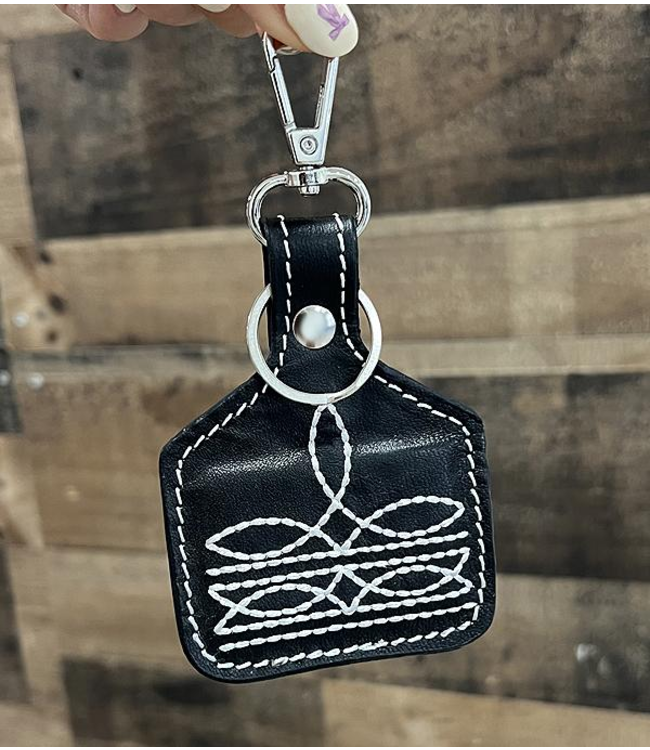 Bootstitch Leather Keychain